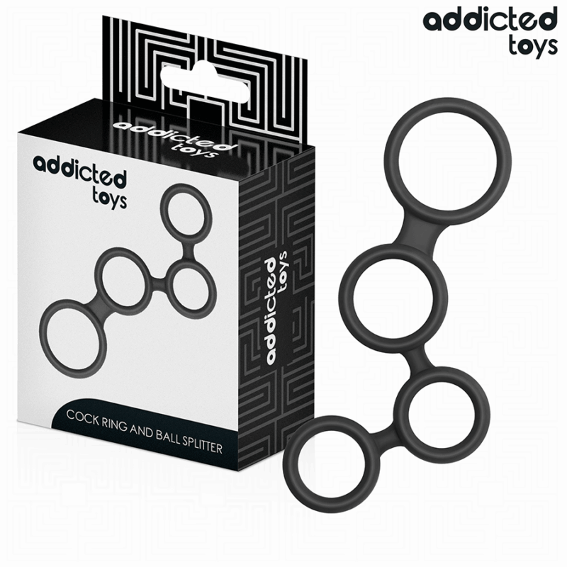 ADDICTED TOYS – ANELLO PER PENE CON DIVISORI PER TESTICOLI