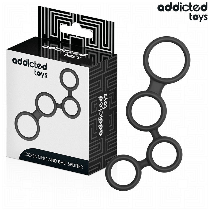 ADDICTED TOYS – ANELLO PER PENE CON DIVISORI PER TESTICOLI