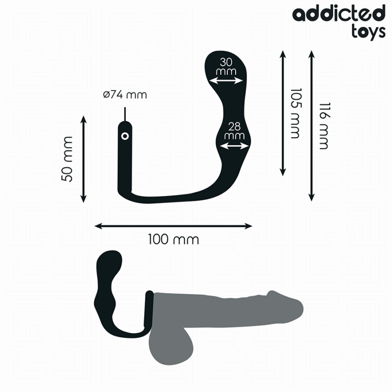 ADDICTED TOYS - PLUG ANALE CON ANELLO MODELLO 3 - immagine 4