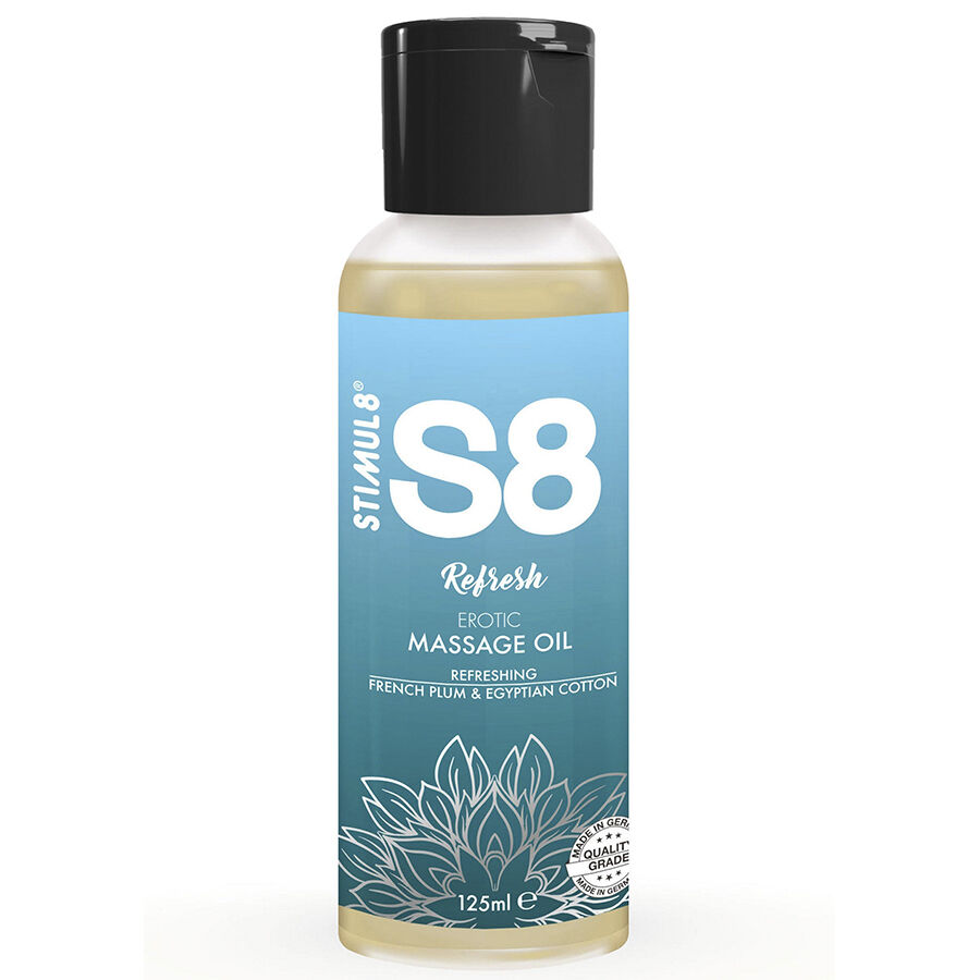 STIMUL8 – S8 OLIO DA MASSAGGIO IN COTONE REFRESH 125 ML