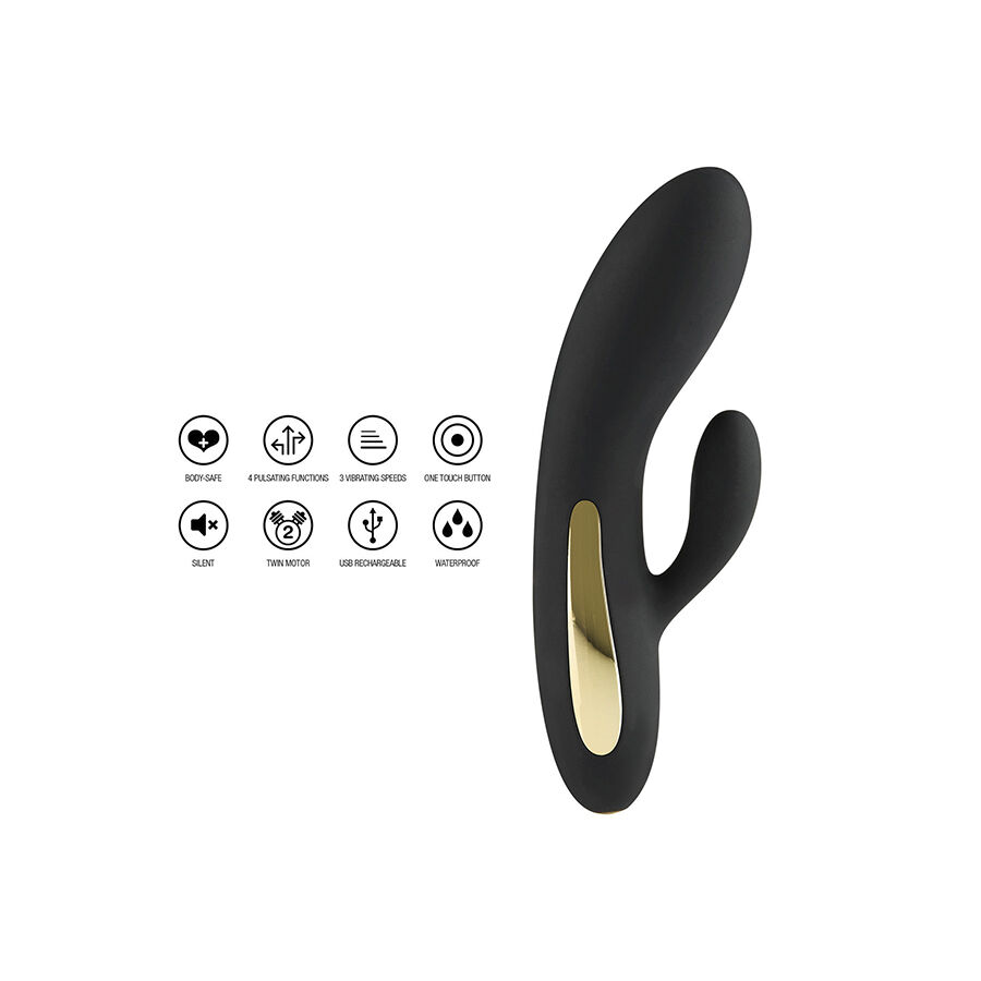 TOYJOY – VIBRATORE CONIGLIO NERO SPPLENDOR LIGHT