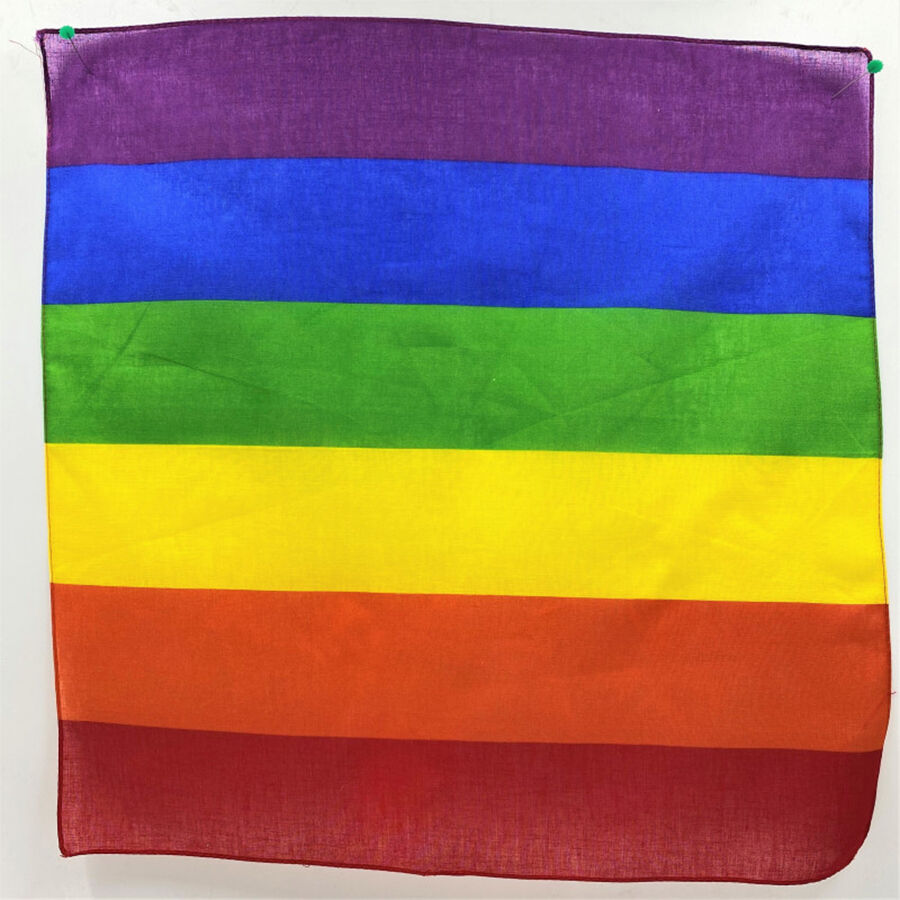 PRIDE – SCIARPA IN COTONE CON BANDIERA ARCOBALENO