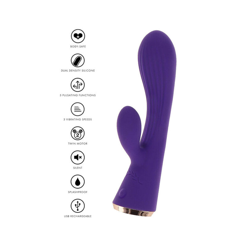 TOYJOY - VIBRATORE IVY IRIS CONIGLIO VIOLA - immagine 5