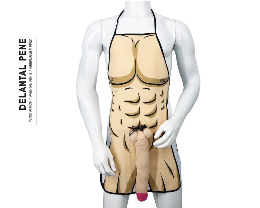 DIABLO PICANTE – GREMBIULE PENE 3D MUSCOLARE E AUDACE