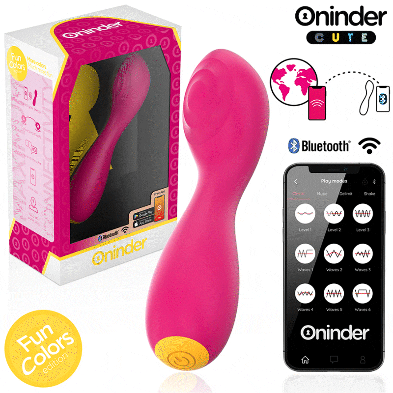 ONINDER CUTE – VIBRATORE PUNTO G LOVE BUDDY MASTER – APP GRATUITA IN TUTTO IL MONDO