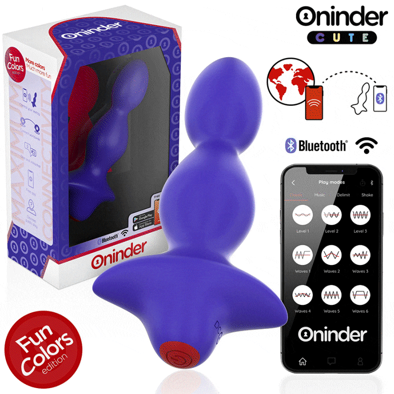 ONINDER CUTE – DILATATORE ANALE VIBRANTE LOVE BUTT – APP GRATUITA IN TUTTO IL MONDO