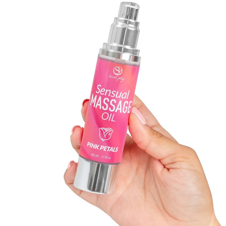 SECRETPLAY – OLIO PER MASSAGGI AI PETALI ROSA