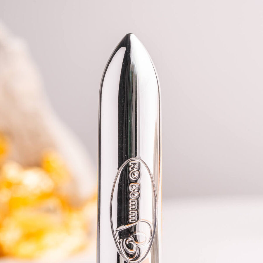 ROCKS-OFF – RO-80 PROIETTILE VIBRANTE CROMATO ARGENTO