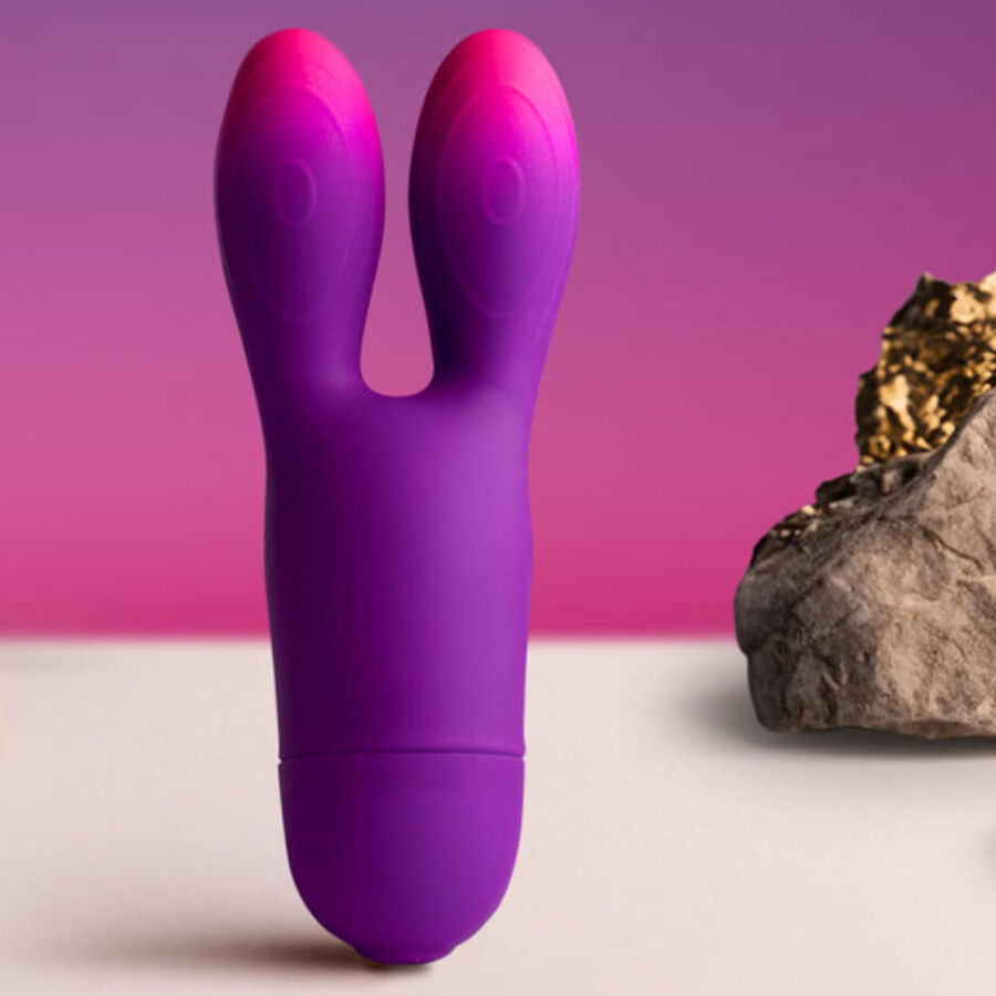ROCKS-OFF – VIBRATORE FLESSIBILE GLO-GIRL BUNNY VIOLA