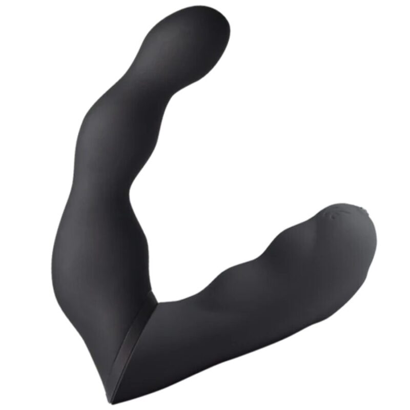 ROCKS-OFF – ADATTATORE NERO PER VIBRATORE PROSTATICO E ANALE
