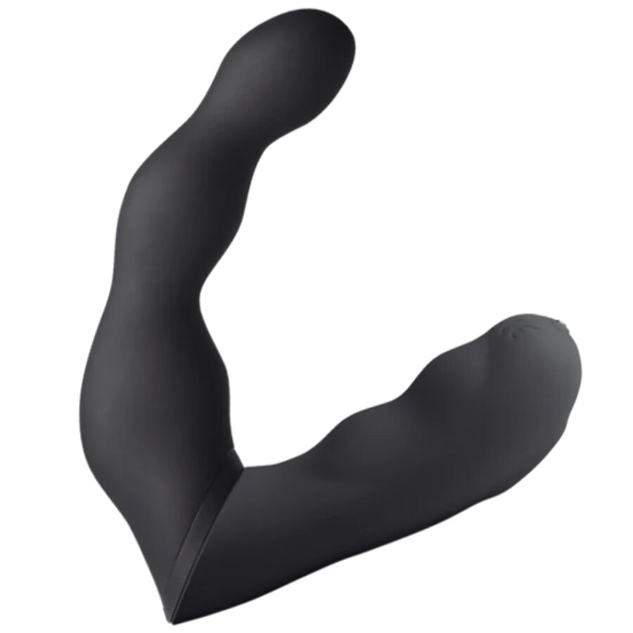 ROCKS-OFF – ADATTATORE NERO PER VIBRATORE PROSTATICO E ANALE
