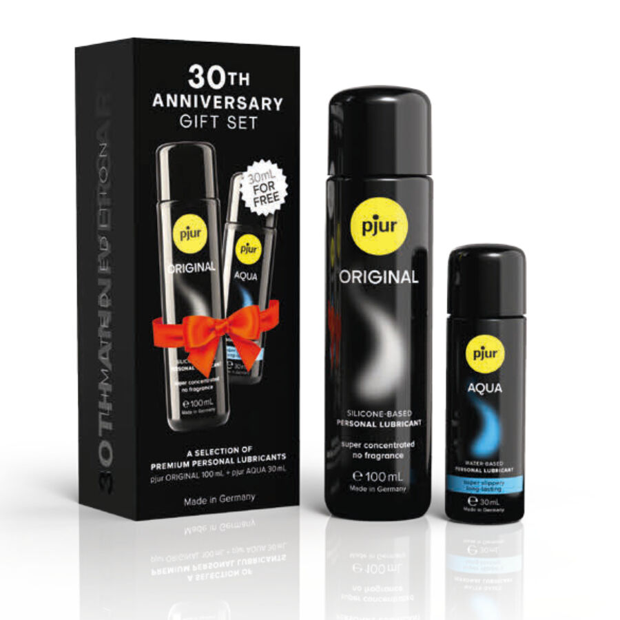 PJUR – COFANETTO 30° ANNIVERSARIO PJUR ORIGINAL 100 ML + PJUR AQUA 30 ML IN REGALO