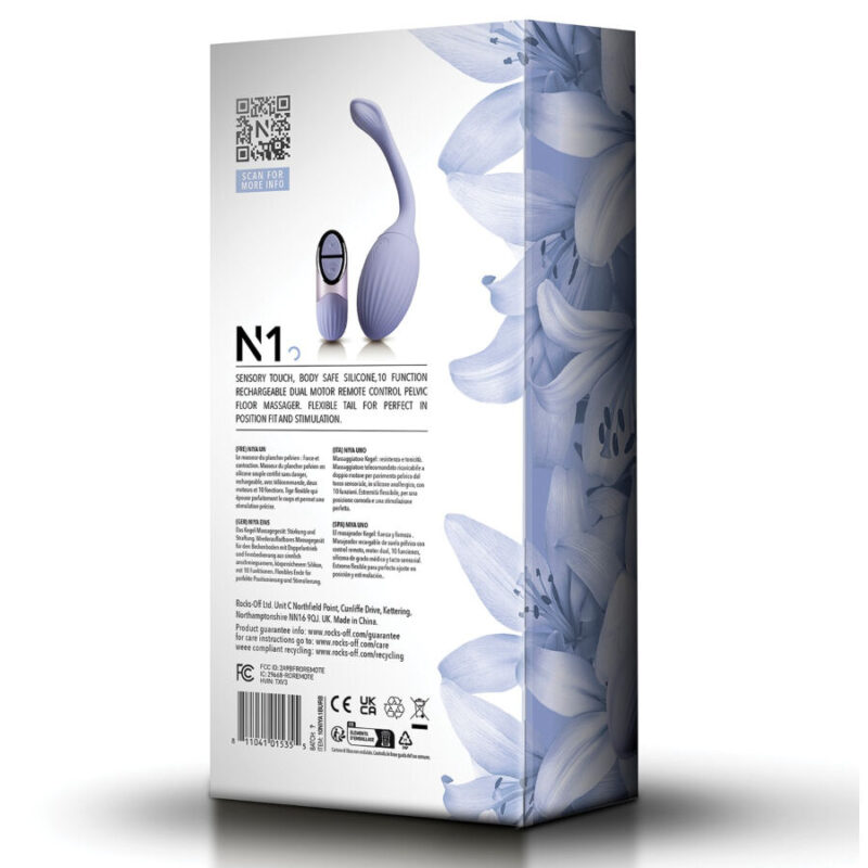 ROCKS-OFF - NIYA N1 MASSAGGIATORE PELVICO KEGEL CON TELECOMANDO - immagine 5