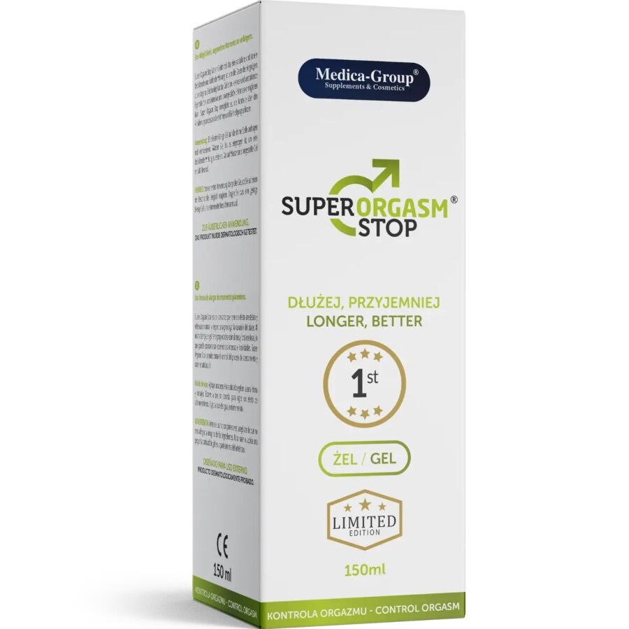 MEDICA GROUP – SUPER ORGASM STOP GEL INTIMO UOMO 150 ML