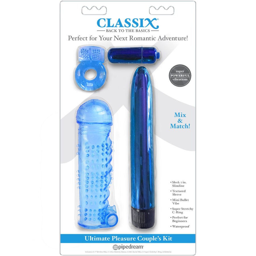 CLASSIX – KIT PER COPPIE PER IL PIACERE ULTIMO AZZURRO