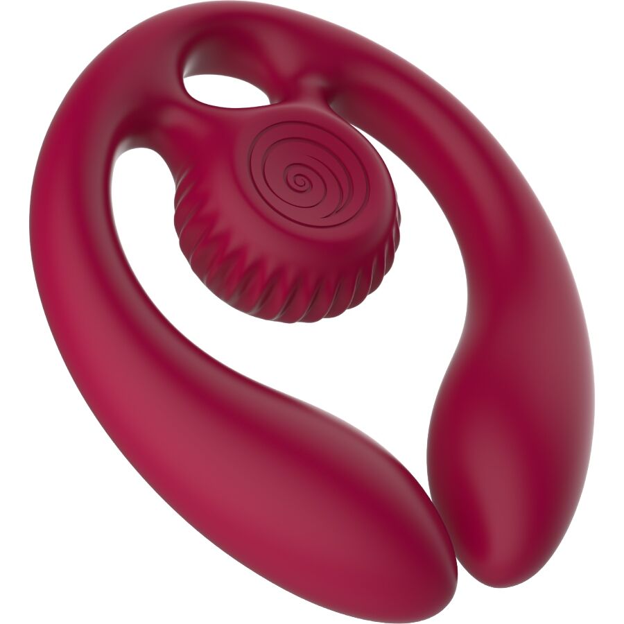 SNAIL VIBE – GIZI DUO STIMOLATORE DI COPPIA TELECOMANDO BORDEAUX