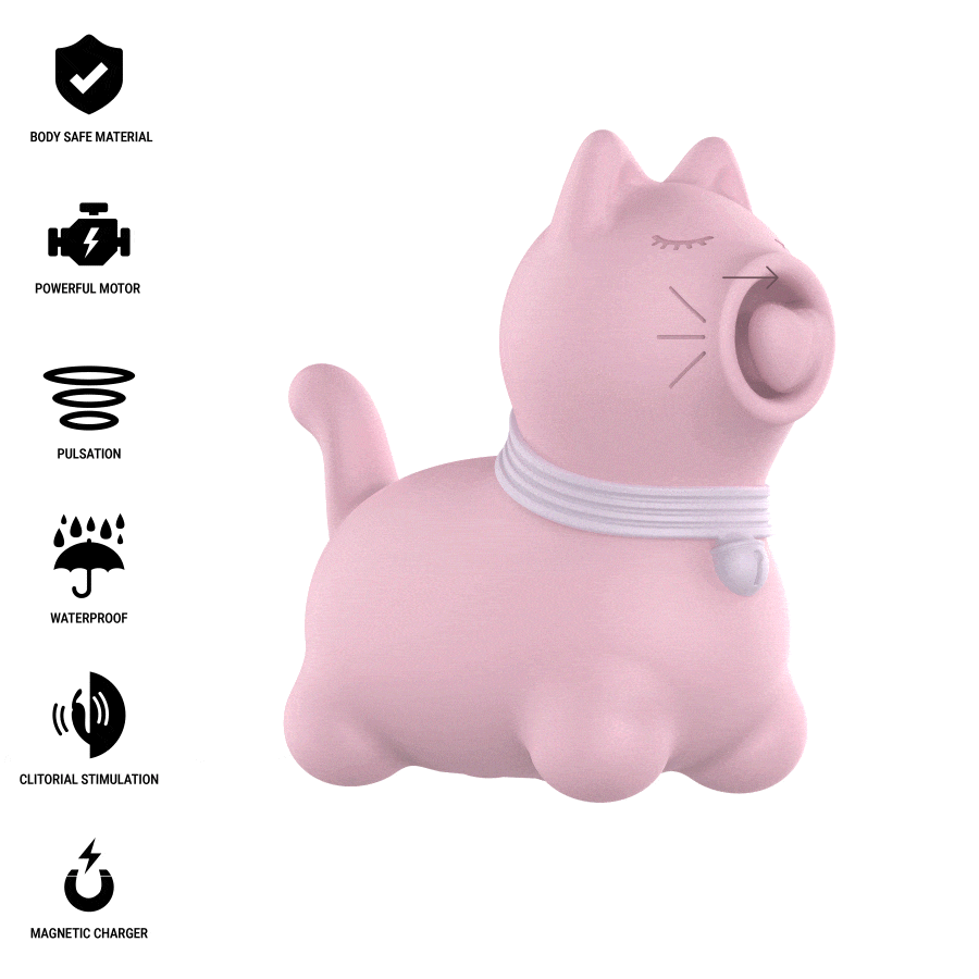 INTENSE – STIMOLATORE CLITORIDEO PER CUCCIOLI ROSA