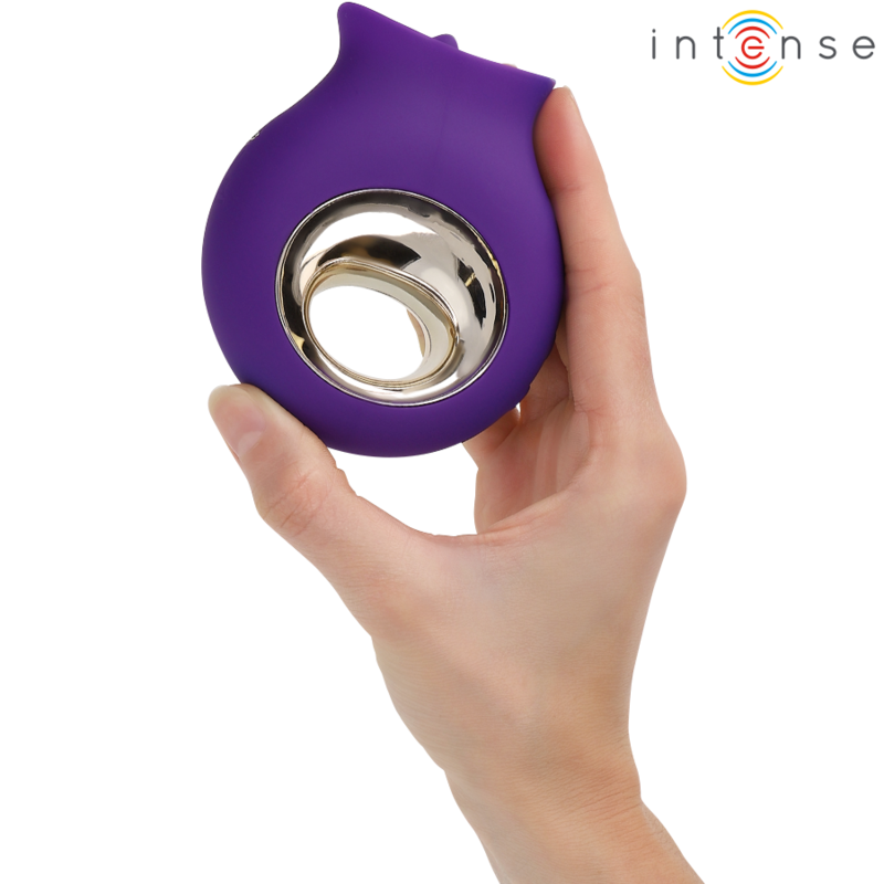 INTENSE - STIMOLATORE CLITORIDEO TULI 9 VIBRAZIONI E 9 OSCILLAZIONI VIOLA - immagine 3