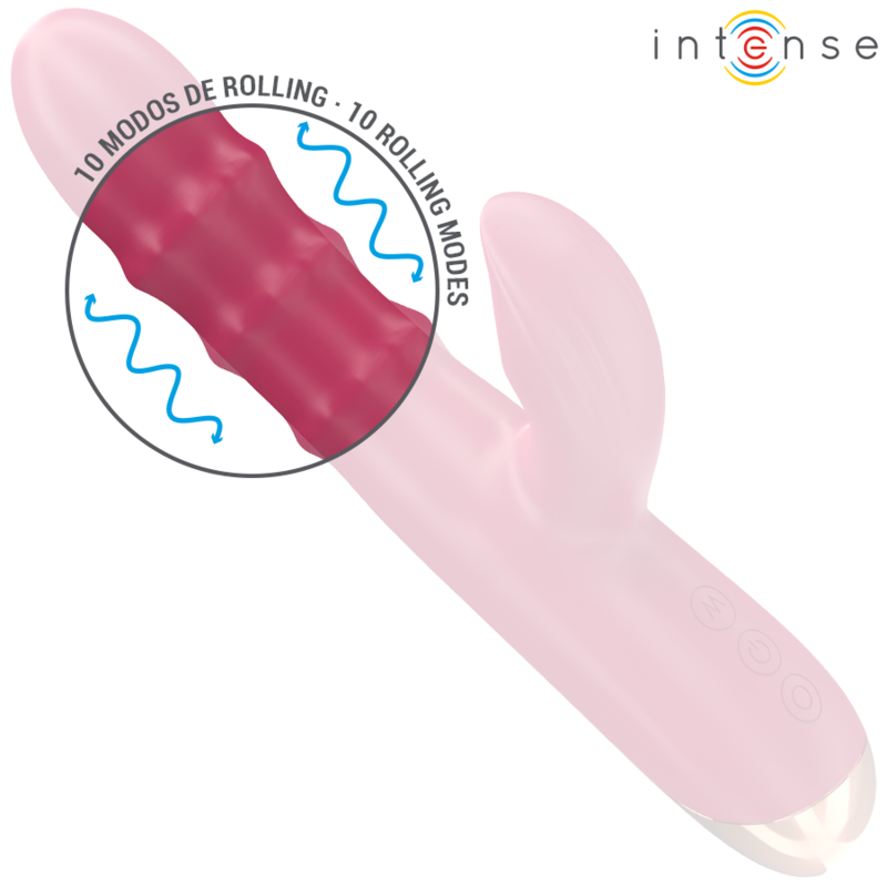 INTENSE - CHLOE VIBRATORE MULTIFUNZIONE 3 IN 1 ROSSO - immagine 3