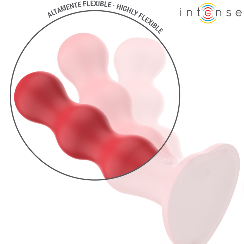 INTENSE - CODY VIBRATORE CON VENTOSA TELECOMANDO ROSSO - immagine 5