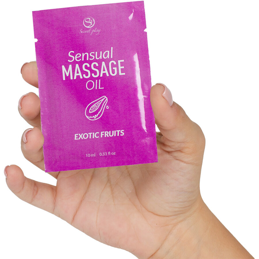 SECRETPLAY – OLIO DA MASSAGGIO MONODOSE AI FRUTTI ESOTICI 10 ML