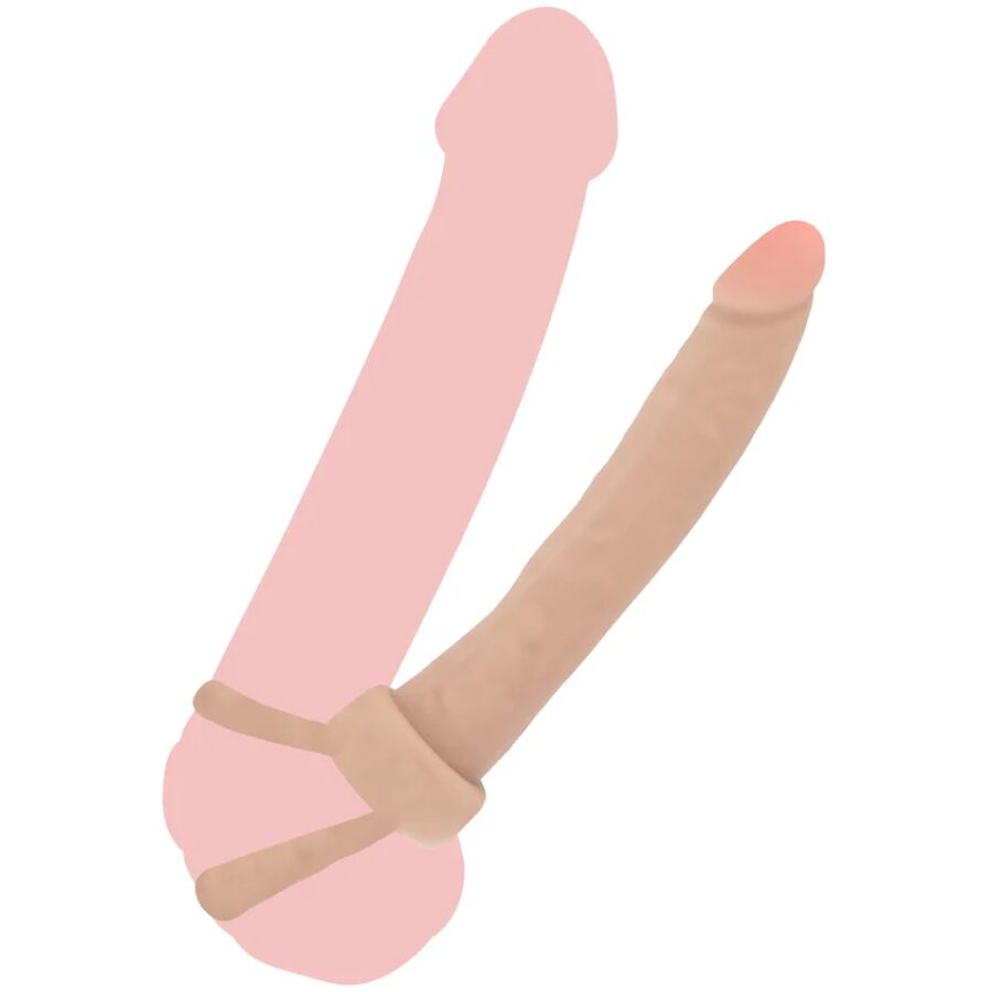 GET REAL – PENETRATORE ANALE IN SILICONE DOUBLE TROUBLE 16 CM