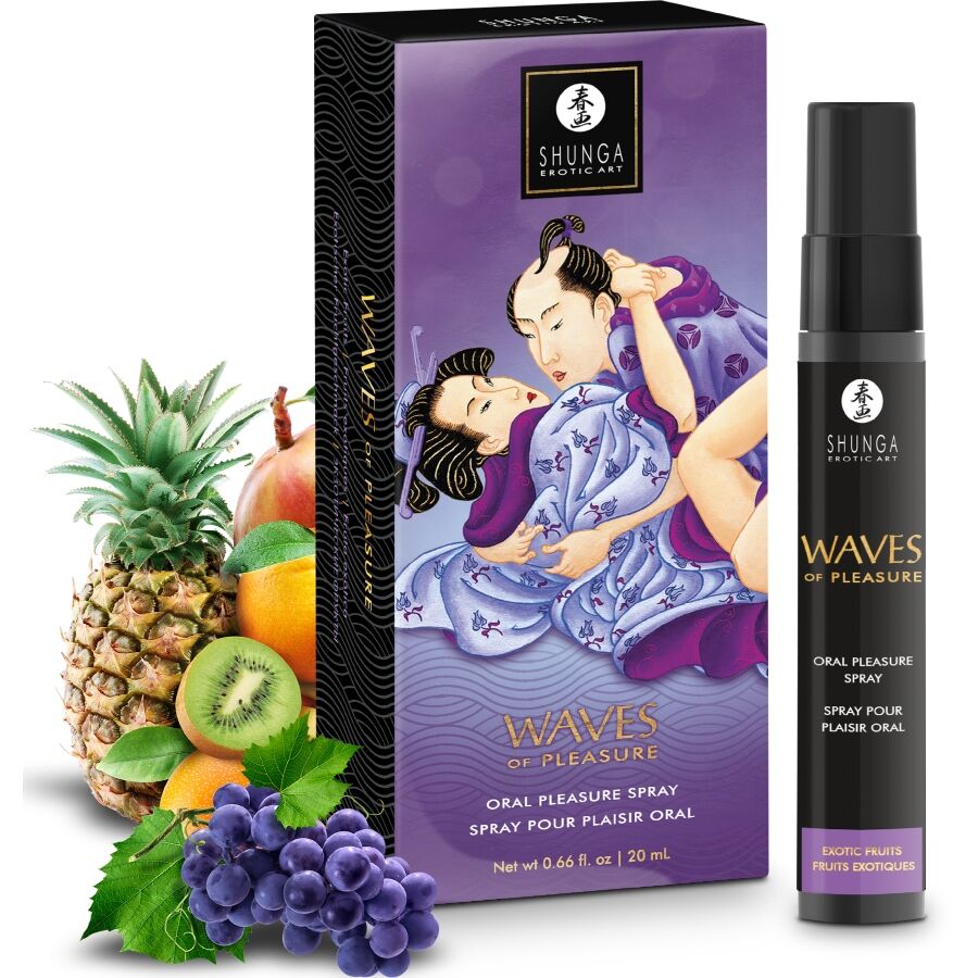 SHUNGA – WAVES PLEASURE SPRAY ORALE SEDUCENTE FRUTTI ESOTICI 20 ML