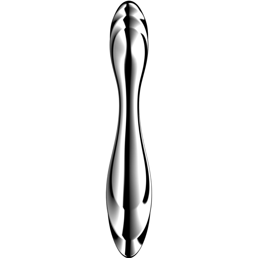 SATISFYER – DILDO A DOPPIA ESTREMITÀ IN ACCIAIO INOX PURE GRAVITY 2