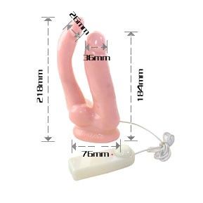 Dildo doppio vibrante con telecomando BAILE