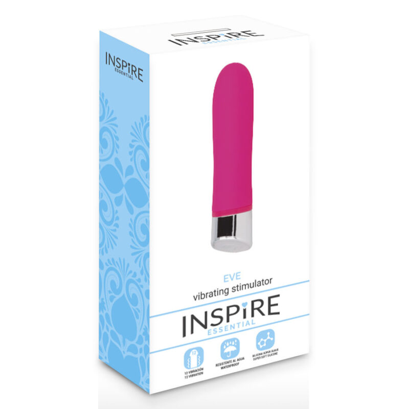 Mini vibratore in silicone rosa 'EVE' INSPIRE ESSENTIAL