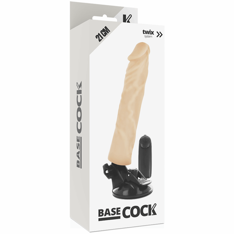 Vibratore realistico con telecomando 21 cm Ø 4 cm BASECOCK - immagine 5
