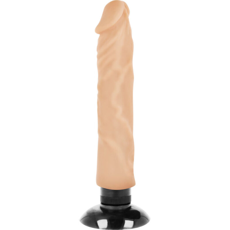Vibratore realistico color carne 20 cm Ø 4 cm BASECOCK - immagine 4