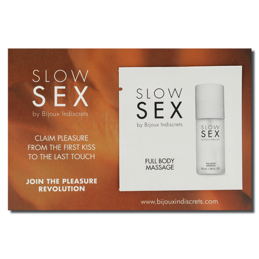 BIJOUX – SLOW SEX MASSAGGIO CORPO COMPLETO GEL DA MASSAGGIO 2 ML