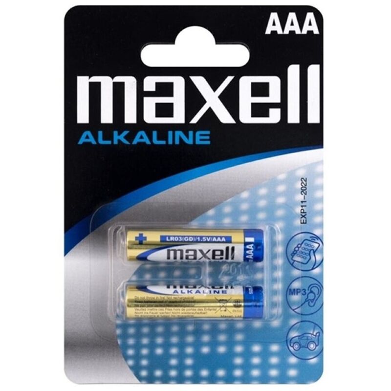 MAXELL – BATTERIA ALCALINA AAA LR03 BLISTER * 2